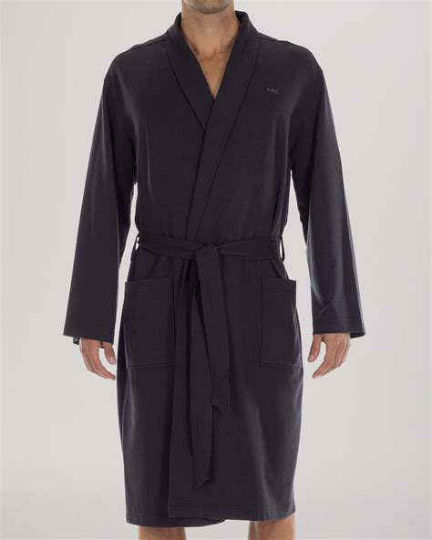 michael kors mens bathrobe|Logo Cotton Terry Robe .